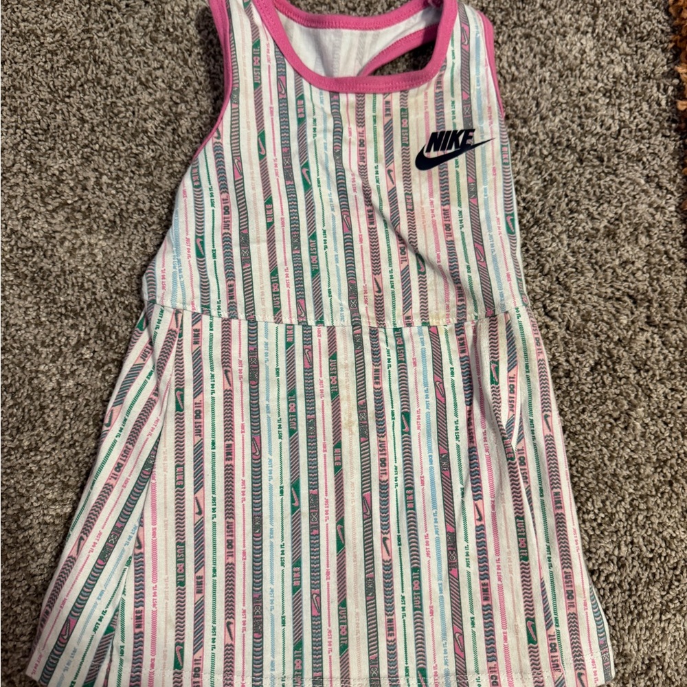 Nike Kids Multicolor Striped Dress